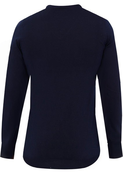 Lacivert V Yaka Triko Kazak indirimleri