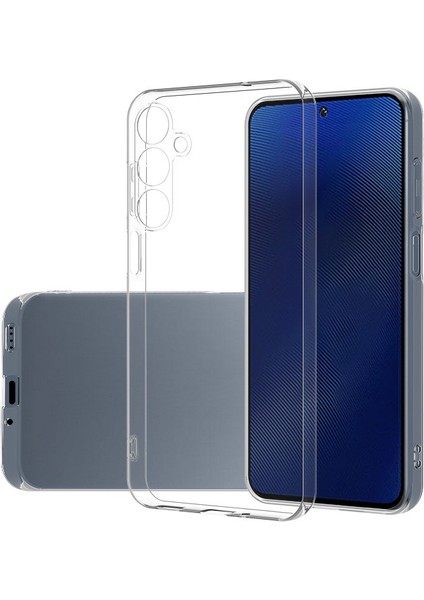 Samsung Galaxy A16 Kılıf Şeffaf Silikon Hibrit Case Kapak