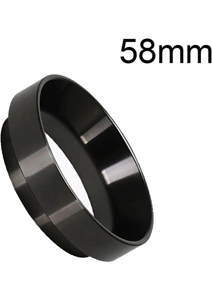 Siyah Yüzük 58MM Tarzı 304 Paslanmaz Çelik mm Çift Taraflı Kahve Tamper 3 Açılı Eğimli ve Düz Tabanlı, Espresso Kahve Porfiltre Filtre (Yurt Dışından)