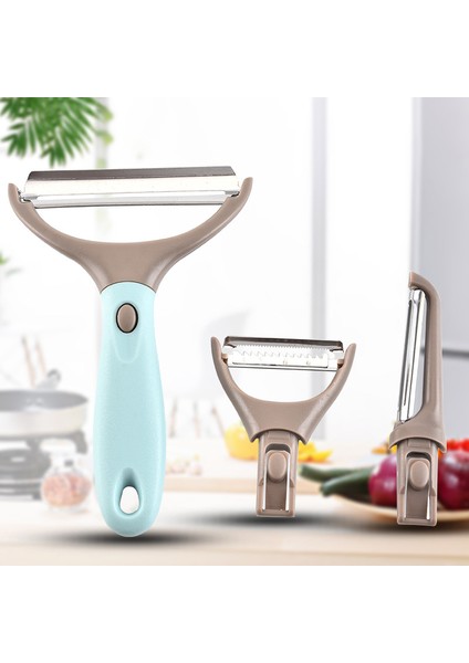 Mavi Stil Paslanmaz Çelik Meyve Soyucu Patates Lahana Kesici Sebze Rende Jülyen Soyucu Pp Saplı Mutfak Gadget Araçları Upspırıt (Yurt Dışından)