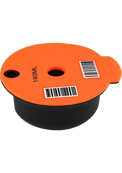 180ML Tarzı Bo-Sch Makinesi Tassim Için 60MLML Yeniden Kullanılabilir Kahve Kapsülleri Silikon Kapaklı Kahve Kaşığı Doldurulabilir Kahve Kapsül Pod (Yurt Dışından)