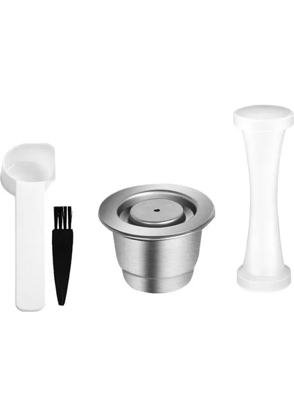 Resim Stili Olarak Recafımıl Nespresso Dolum Kapsül Paslanmaz Çelik Espresso Bardakları Için Yeniden Kullanılabilir Kahve Kapları, Sabotaj Dozajlı Lattissima Touch (Yurt Dışından)
