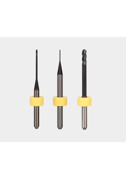 Ucheer Sirona Mcx5 Freze Bur Dlc/dc Kaplama Cad Cam Yaklaşık 150 Ünitesi Zirkonya Pmma Balmumu Diş 1 Set(0.5/1.0/2.5mm) fiyatları