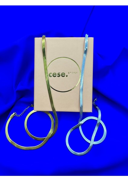 Italyan Ezme Altın Sarısı (Gold) Paslanmaz Çelik Kolye 45CM fırsatları