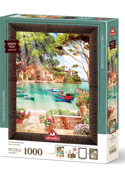 Huzura Günaydın 1000 Parça Çerçeveli Puzzle