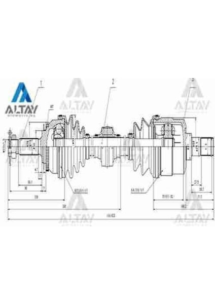 01898 Aks Komple Ön Accent 06-11 Era Dizel Sol 495001E610