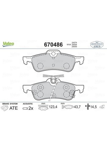 670486 Arka Fren Balatası Yaris 1.0VVT I 1.3 Vvt I D 4d 01 06-Araç Üretim Yerı Fransa Abs'li Honda Civic 43022TV0E00