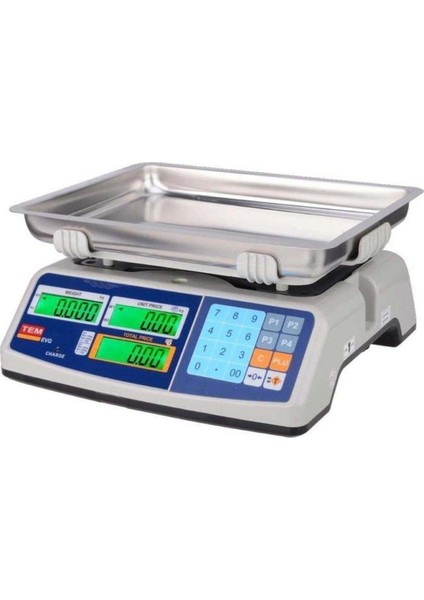 Tem Evg 60 kg Fiyat Hesaplamalı Terazi