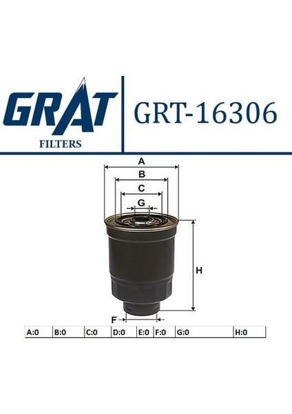 16307 Mazot Filtresi H100-STAREX 98-08-Mitsubishi L300-L199 MB220900
