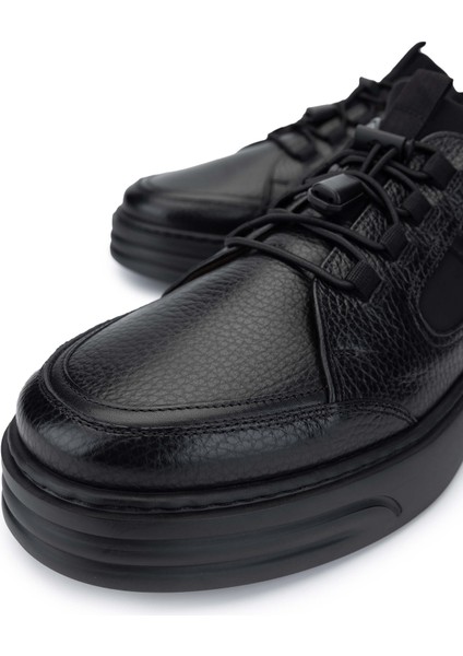Erkek Deri & Tekstil Siyah Casual Ayakkabı 668 1246 Erk Ayk SK24-25 Nero modelleri