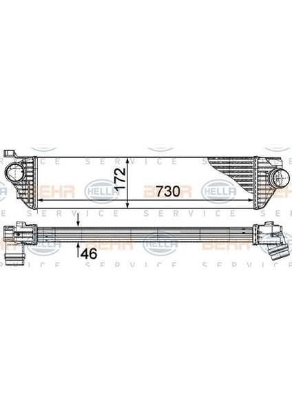 Mahle-Knecht-Behr CI386000P Turbo Radyatörü Intercooler Master Iıı 2.3 Dcı 10 144960015R