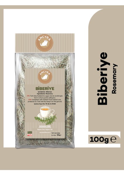 Biberiye Bitki Çayı Rosemary Tea 100 gr modelleri