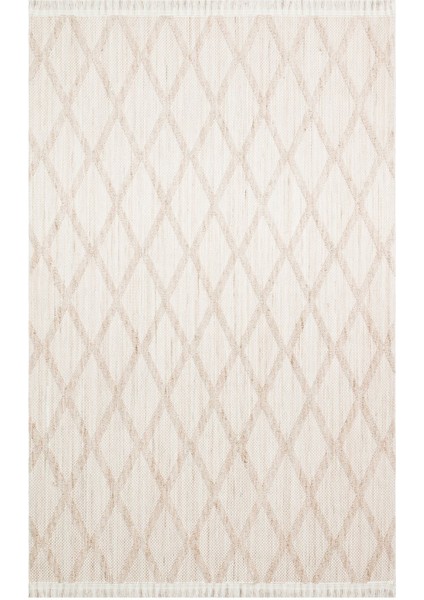 Cozy Koleksiyonu Örgü Desenli Halı Czy 04 Beige