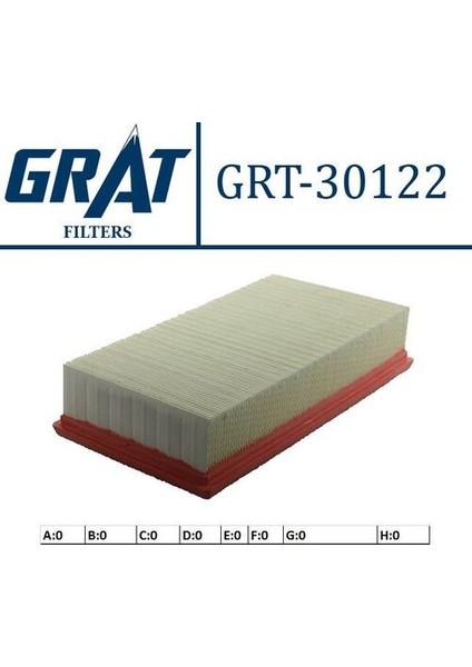 30122 Hava Filtresi 7-X5-Alpına B11 13721702907