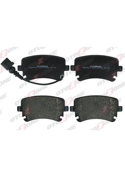 FDA7019 Arka Balata Volkswagen Transporter T5 03 09 A4 04-09 A6 04-11 A8 03-10 Fişli 8E0698451C