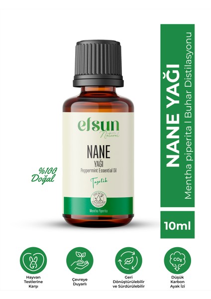 Nane Uçucu Yağı %100 Doğal Saf 10 ml