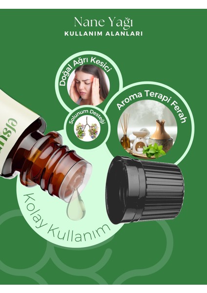 Nane Uçucu Yağı %100 Doğal Saf 10 ml