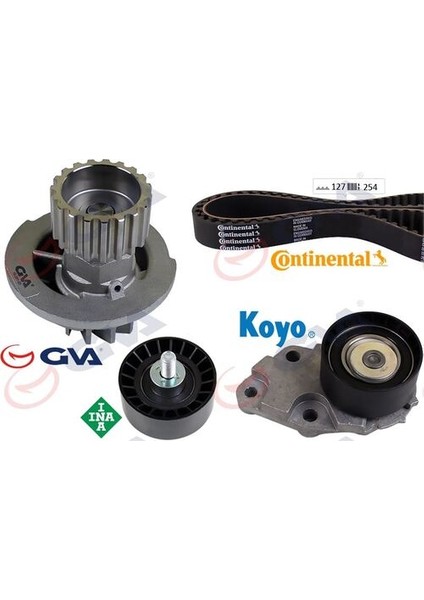 59WPK9930C Devirdaimlı Eksantrik Gergi Kiti 127X254 Chevrolet-Daewoo Aveo-Cruze-Kalos-Lacetti-Nubira 1.4-1.4-1.6 05 96103222