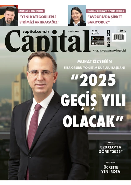 Capital Dergisi Yıllık  Abonelik (12 Sayı)