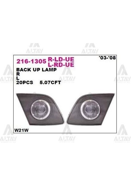 2161305RLDUE Bagaj Stop Lambası Sağ Mazda 3 Serisi 5 Kapı 03-07 BP4K513F0C