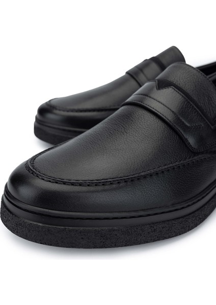 Rossı Erkek Deri Siyah Casual Ayakkabı 668 1296A Erk SK24-25 Nero modelleri