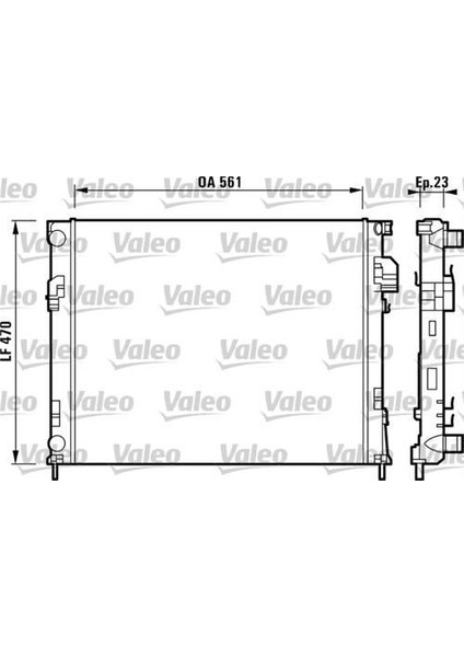 732853 Motor Radyatör Vivaro Trafic F4R 1.9d 1.9dtı 01- 8200073817