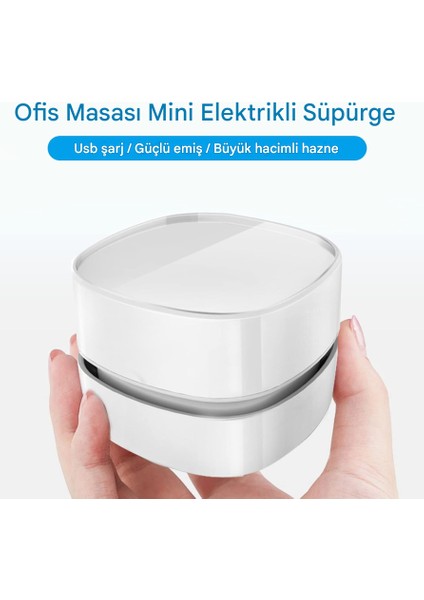 360° Dönebilen Masa Toz Temizleyici Taşınabilir Mini Masaüstü Kırıntı Süpürgesi Ev Okul Ofis Için fiyatları