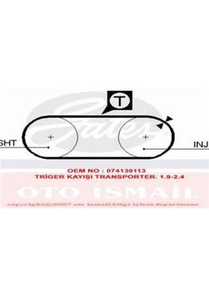 5246 Eksantrik Kayışı 077X210 Transporter 1.9 2.4 CT644 74130113