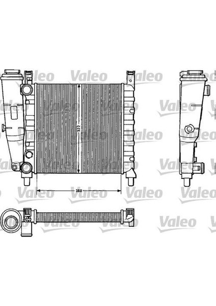 883812 Motor Radyatörü Uno 55 59 7556137
