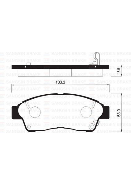 SP1110 Ön Balata Corolla 92-97 Carina 93-97 Rav4 2.0 94-00 Camry 2.2 92-01 GDB1143 0446533020