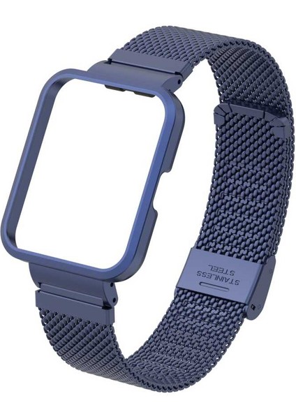 Xiaomi Redmi Watch 2 Lite Uyumlu Krd-66 Metal Kordon Zore - Lacivert