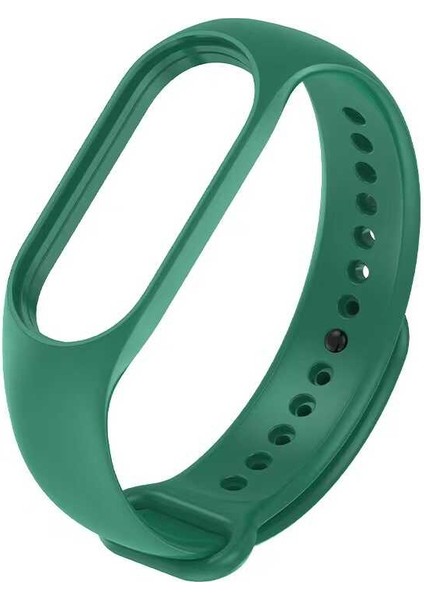 Xiaomi Mi Band 7 Uyumlu Klasik Kordon Zore - Deep Yeşil