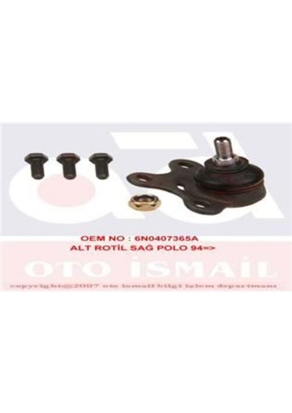 JBJ244 Rotil Sağ Arosa-Lupo-Polo 6N0407365A-6E0407366-6E0407365-6N0407365A 6N0407365A