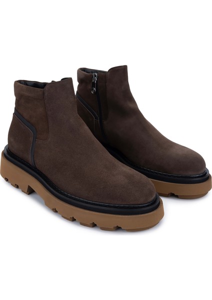 Erkek Hakiki Deri Kahverengi Casual Bot 480 95204 Erk Bot SK24-25 Corvıno fiyatları