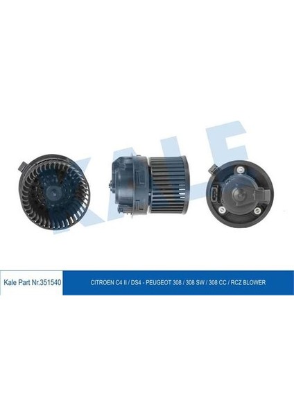 351540 Kalorifer Motoru 308 08-14 C3 Picasso Ds3 6441.CZ