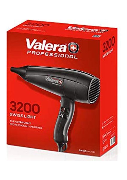 Swiss Light 3200 Iyonlaştırıcılı Hava Yoğunlaştırıcılı Ultra Sessiz Profesyonel Saç Kurutma Makinesi 1600 W Siyah modelleri