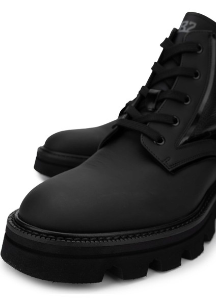 Erkek Deri Siyah Casual Bot 480 95003 Erk Bot SK24-25 Nero modelleri