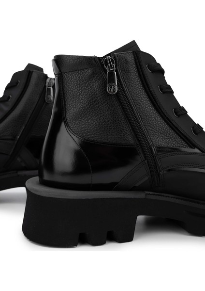 Erkek Deri Siyah Casual Bot 480 95003 Erk Bot SK24-25 Nero fırsatları