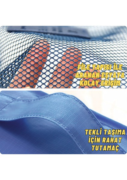 Valiz Seyahat Çanta Düzenleyici 6 Parça Seyahat Bavul Düzenleyici Organizer Set