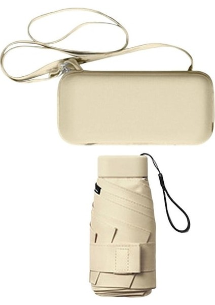 Hss Seyahat Şemsiyesi Güçlü Hafif Su Geçirmez Kompakt Şemsiye Erkekler Kadınlar Için -Bej Rengi (Yurt Dışından) fiyatları