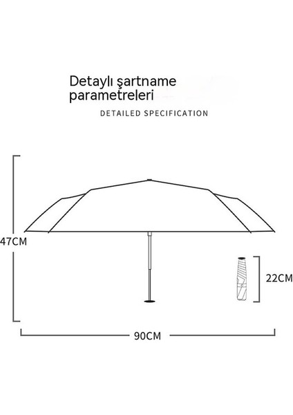 Lbw 6 Kaburgalı Ultra Hafif Katlanır Şemsiye-Açık Yeşil (Yurt Dışından) fiyatları