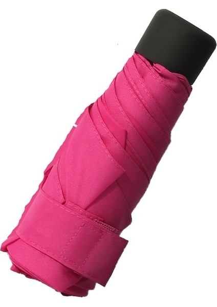 Lbw Taşınabilir ve Sağlam Katlanır Şemsiye - Kırmızı Gül (Yurt Dışından)