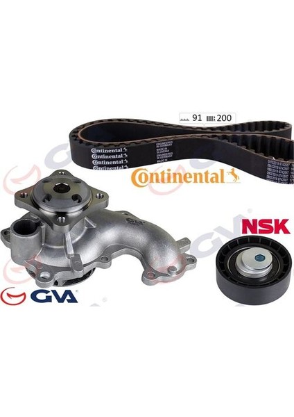 59WPK3520-1 Triger Seti Devirdaimlı Connect 2002 2013 1.8 Tdcı 2T1Q6M260AA