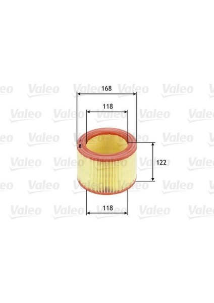 585600 Hava Filtresi Citroen C 15 1.8 D-PEUGEOT205 1.8 D 1444.84