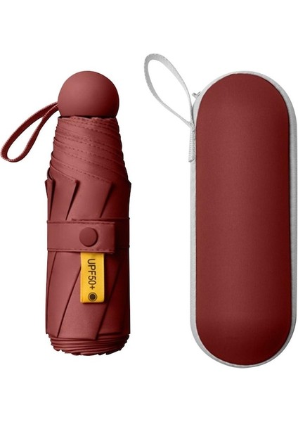 Hyt-Su Geçirmez Manuel Seyahat Şemsiye Cep Şemsiye Çanta Şemsiye Taşınabilir-Haki (Yurt Dışından) indirimleri