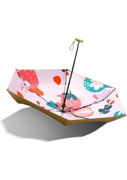 Lbw Anti-Uv Şemsiye Çift Katmanlı Taşınabilir Güneşlik-Turuncu (Yurt Dışından) fiyatları