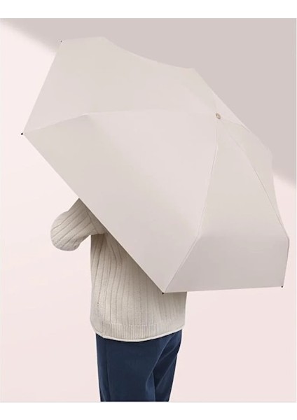 Hss Küçük Taşınabilir Cep Kapsül Şemsiye-Beyaz (Yurt Dışından) fırsatları