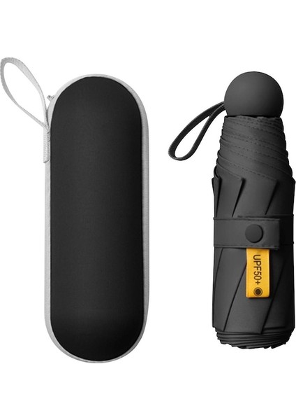 Hss Seyahat Güneşlik Şemsiye Cep Şemsiye Çanta Şemsiye Sağlam-Siyah (Yurt Dışından) modelleri