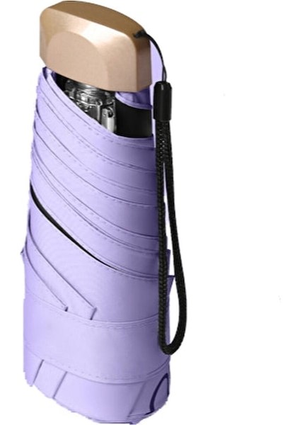 Hss Güneş Şemsiyesi Şemsiye Güneş Kremi Uv Karşıtı Küçük Taşınabilir Şemsiye -Mor (Yurt Dışından) indirimleri