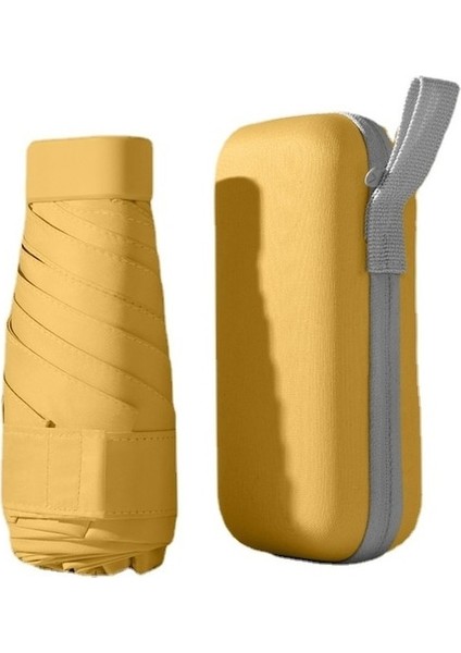 Hyt-Büyük Şemsiyebüyük Rüzgar Geçirmez Şemsiye-Sarı (Yurt Dışından)